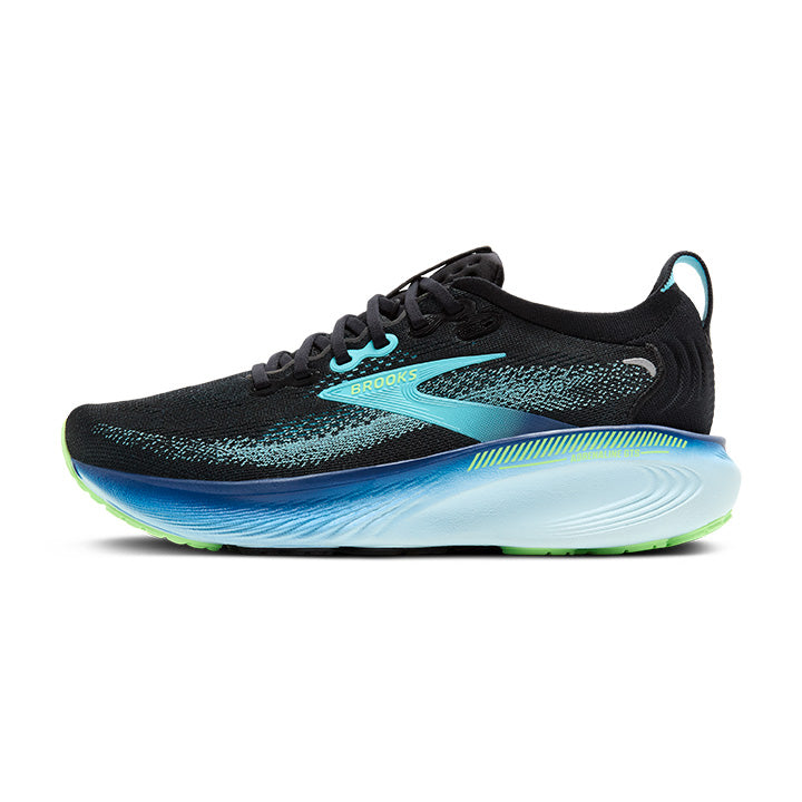 Brooks Running Men's Adrenaline Gts 25 running shoe in Black/Ipanema/Mint