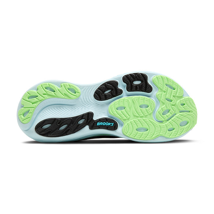 Brooks Running Men's Adrenaline Gts 25 running shoe in Black/Ipanema/Mint