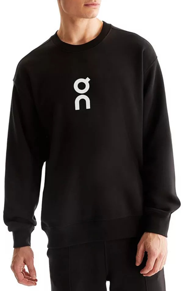 On Men's Club Crew in BLK