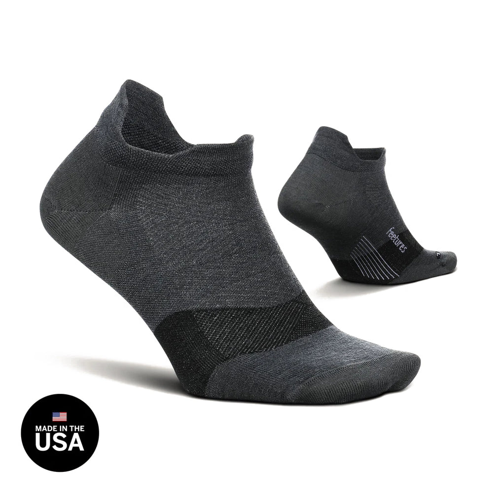 Feetures! Brand Socks Merino Max Cushion Nst in GRY