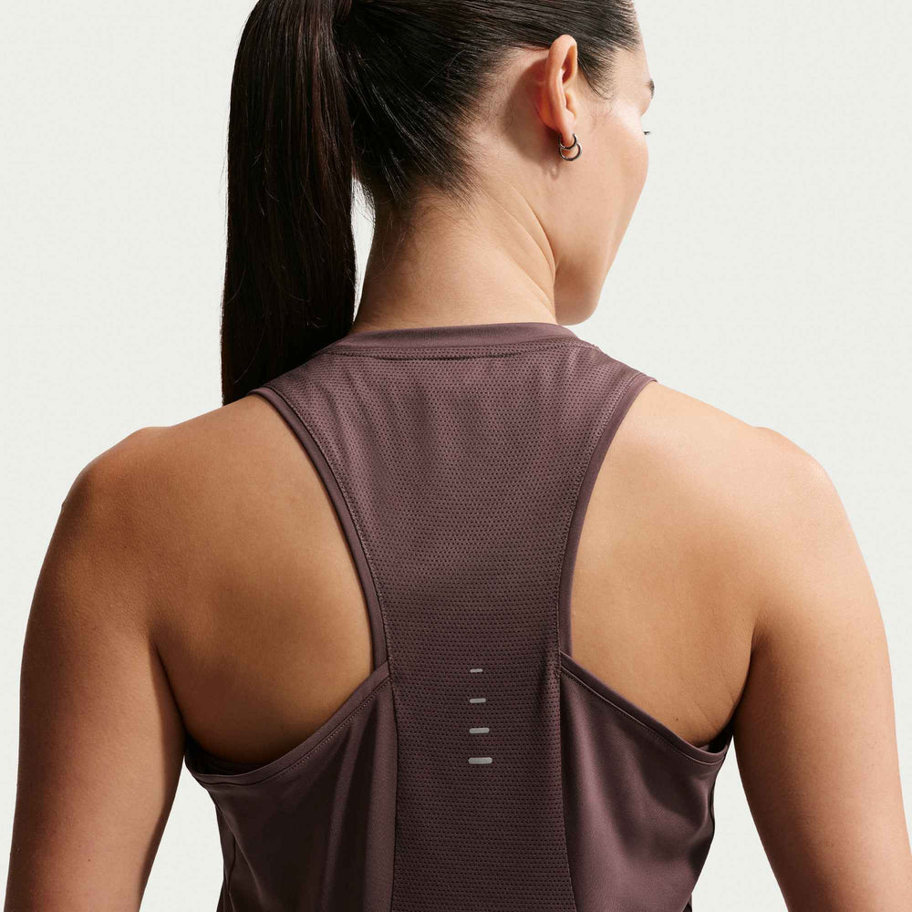 Nike, Inc. Women's Swift Tank Top in TAT/SIL