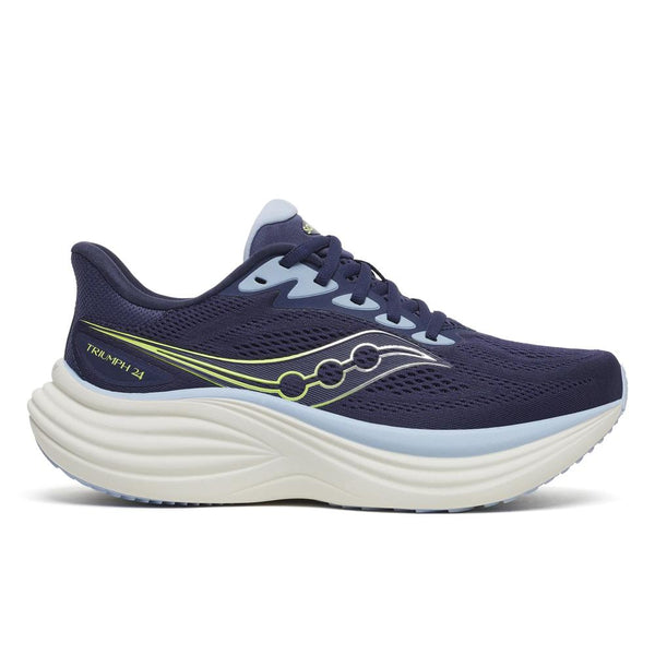 Saucony Women's Triumph 24 in NAV/QUA