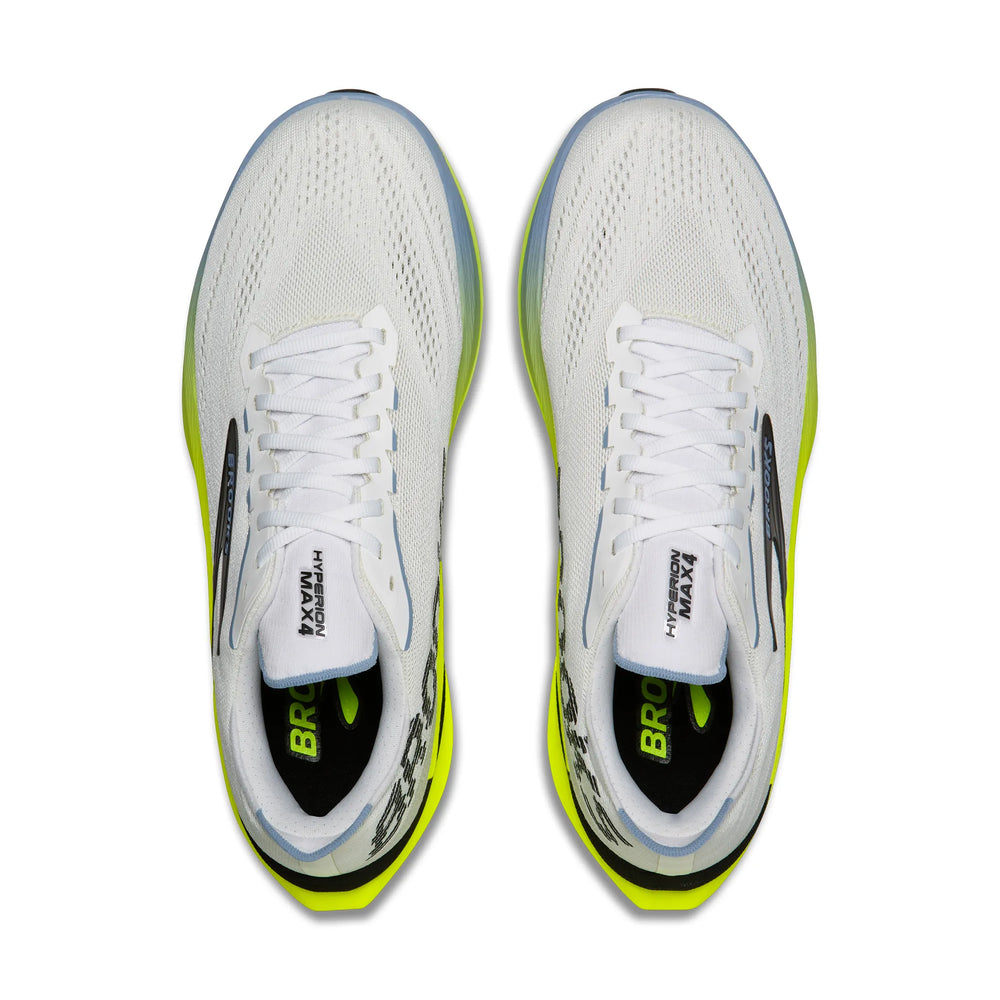 Brooks Men's Hyperion Max 4 in WHI/BLU/NIG