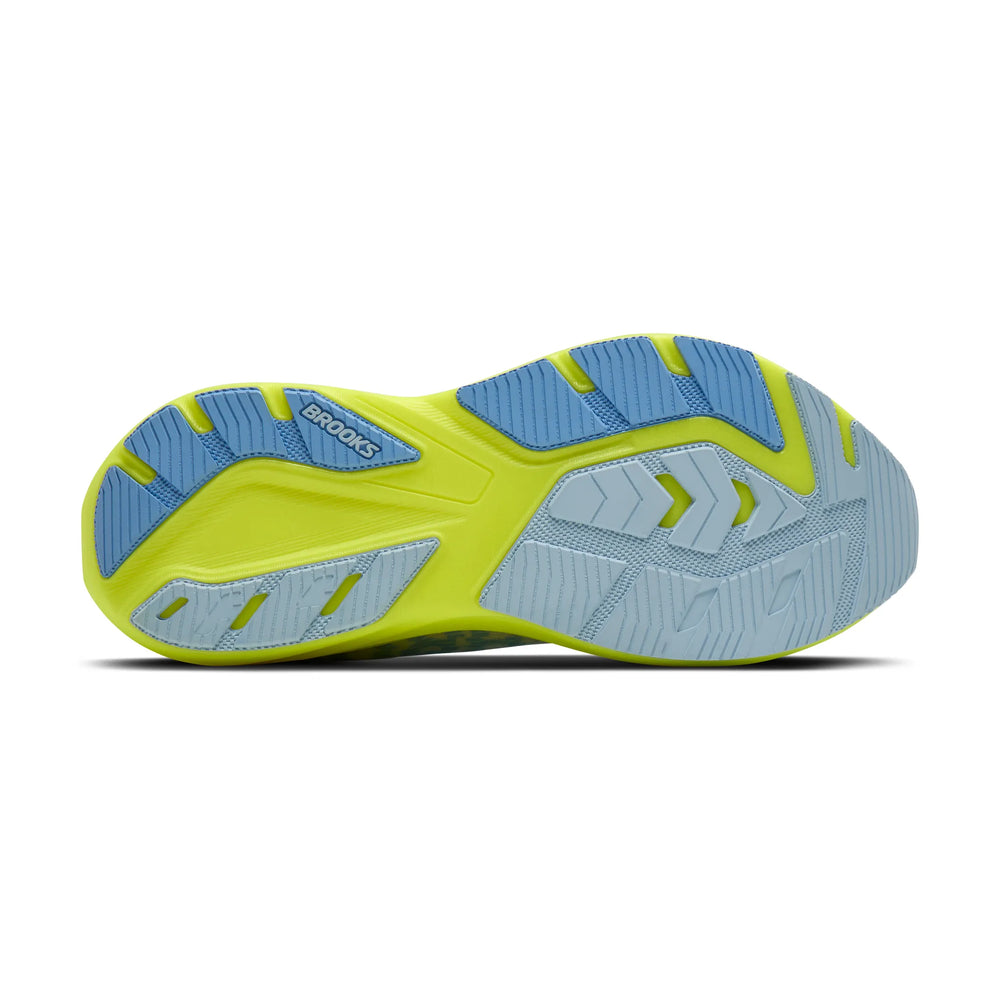 Brooks Women's Ghost Amp in WHI/BLU/NIG